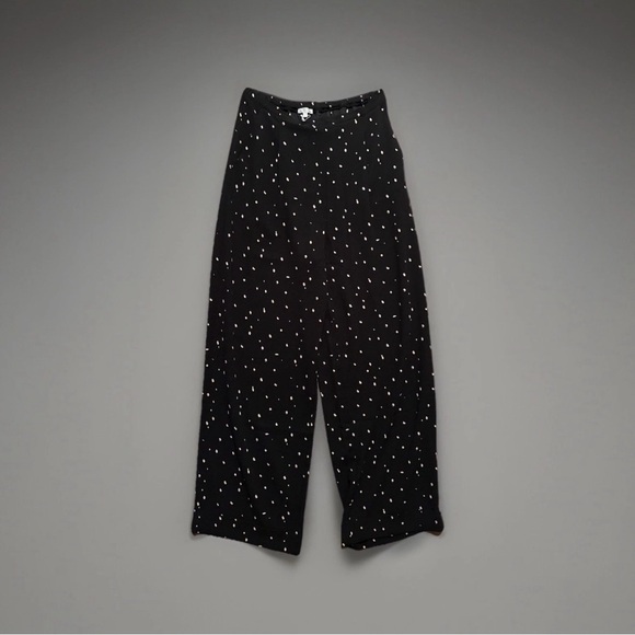 Tavik Pants - Tavik Black and White Polka Dot Pants Size S